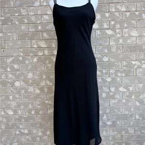 Cachet Black Dress with knotted strap design, Size 10